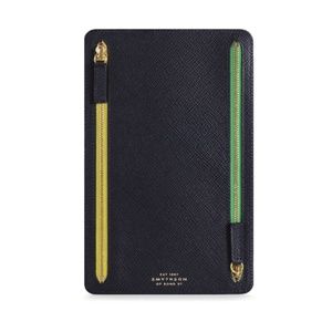 Smythson Panama Zip Currency Case